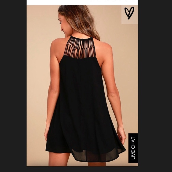 Lulus Tell Me Black Swing Dress - Picture 2 of 2